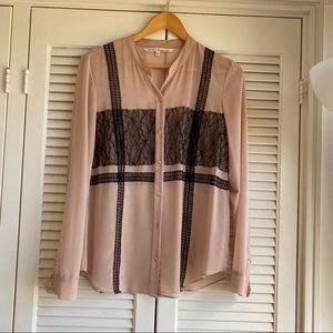 Cute lacy Rachel Roy blouse